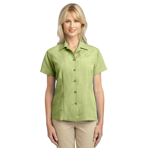 Patterned Easy Care Camp Shirt