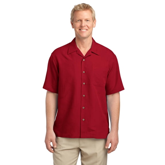 Patterned Easy Care Camp Shirt
