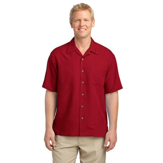 Patterned Easy Care Camp Shirt