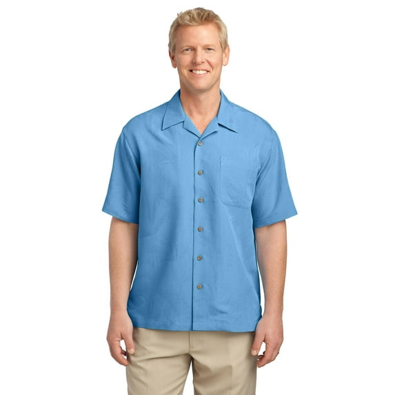 Patterned Easy Care Camp Shirt
