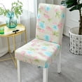 thumbnail image 1 of Patterned Elastic Chair Slipcovers for Dining Room - Spandex Blend Fabric Seat Protectors - Easy Install Washable Covers for Home and Commercial Use, 1 of 6