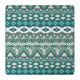 thumbnail image 1 of Patterned Elastic Table Cover 36x36, Boho Floral Square Tablecloth for Kitchen Dining Room Patio and Outdoor Setting, 1 of 6