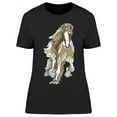 thumbnail image 1 of Patterned Horse Tattoo Design T-Shirt Women -Image by Shutterstock, Female Large, 1 of 2