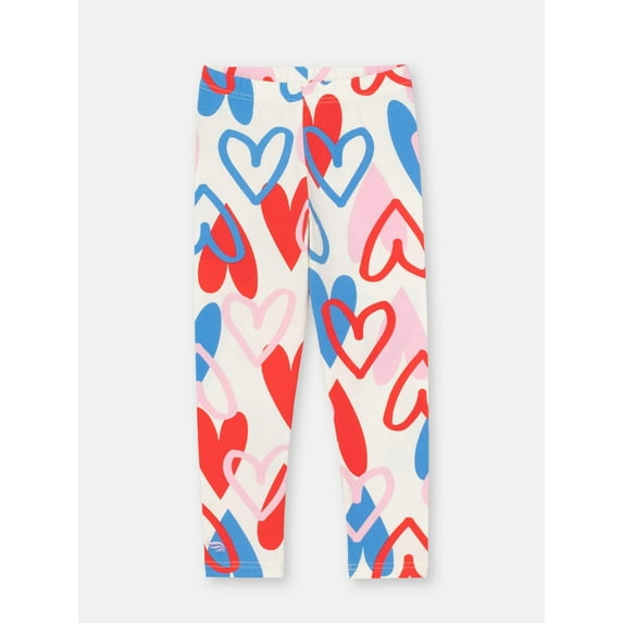 Patterned Leggings (in Heart Graffiti) - Multicolor