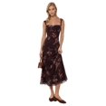 thumbnail image 1 of Patterned Maxi Dress with Heart Collar, 1 of 5