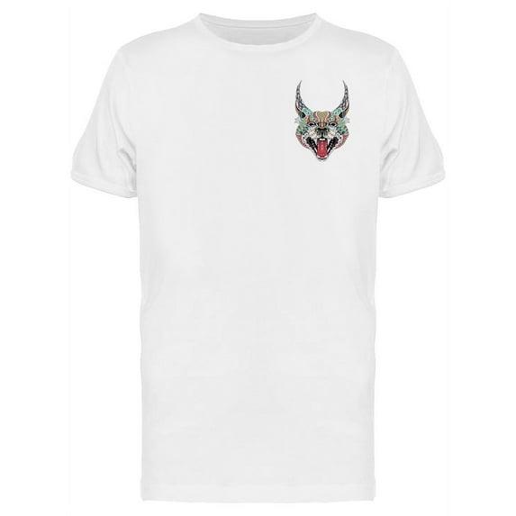 Patterned Mexican Lynx T-Shirt Men -Image by Shutterstock, Male 4X-Large