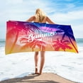 thumbnail image 1 of Patterned Microfiber Beach Towel and Blanket Quick Dry Technology Super Absorbent Sand Resistant for Outdoor Activities Camping Hiking Picnic Poolside Lounge Multipurpose Lightweight Towel, 1 of 3
