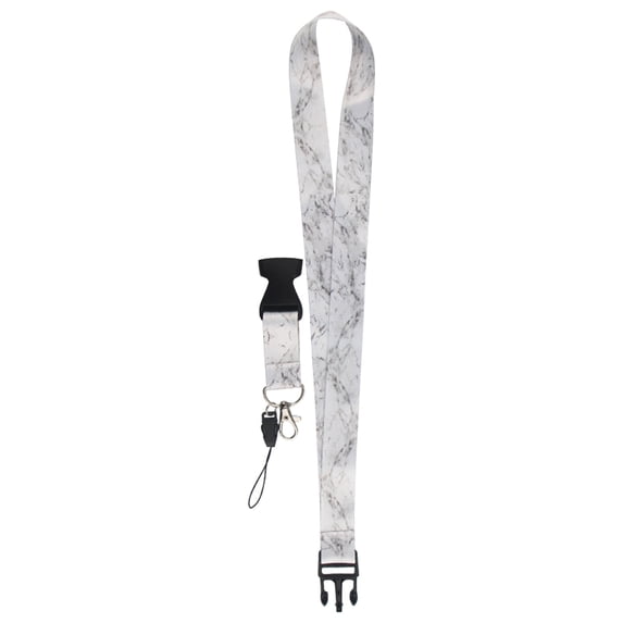 Patterned Mobile Phone Lanyard with Buckle Detachable Lanyard Polyester Lanyard Work ID Card Sleeve Lanyard Decoration
