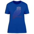 thumbnail image 1 of Patterned Owl With Key Tattoo T-Shirt Women -Image by Shutterstock, Female Medium, 1 of 2