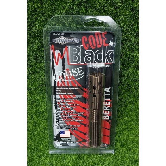 Patternmaster Code Black Goose 12ga Beretta Optima HP A400, Bronze Finish - 5473