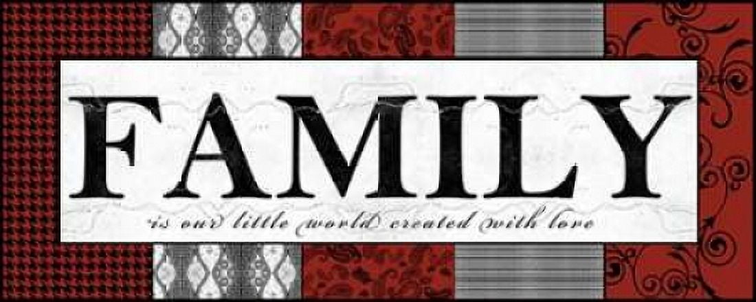 Patterns Family Canvas Art - Lisa Wolk (24 x 48)