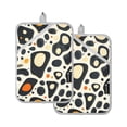 thumbnail image 1 of Patterns Of Abstract Leopard Prints Oven Mitts Pot Holders 2 pcs Heat Resistant for Kitchen Baking Grilling, 1 of 7