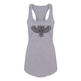 thumbnail image 1 of Patterns Owl Racerback Tank Women -Image by Shutterstock, Female x-Small, 1 of 4
