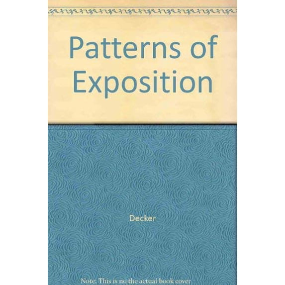 Pre-Owned Patterns of Exposition Hardcover