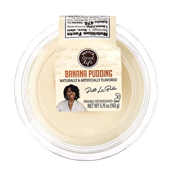 Patti LaBelle's Good Life Banana Pudding, 5.75 oz