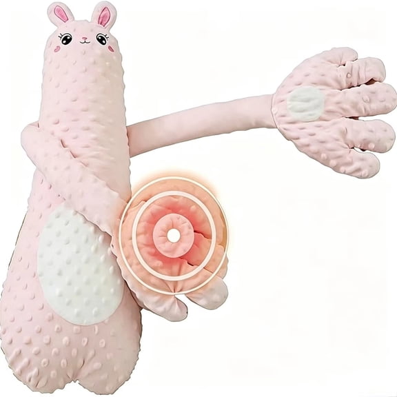 Patting Pillow Soother,Partner Plush Comfort Pillow,Interactive Remote Control Patting Plush,Soft Sensory Stuffed Animal for Soothing,Cuddling & Relaxation
