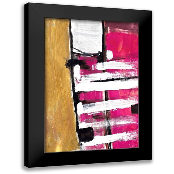 Pattinian, Merri 11x14 Black Modern Framed Museum Art Print Titled - Hot Pink
