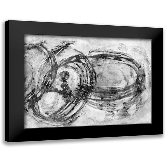Pattinian, Merri 14x12 Black Modern Framed Museum Art Print Titled - Infinity Rings II