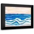 thumbnail image 1 of Pattinian, Merri 14x12 Black Modern Framed Museum Art Print Titled - Rolling Waves II, 1 of 5