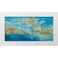 thumbnail image 1 of Pattinian, Merri 32x18 White Modern Wood Framed Museum Art Print Titled - Coastline Abstract, 1 of 4