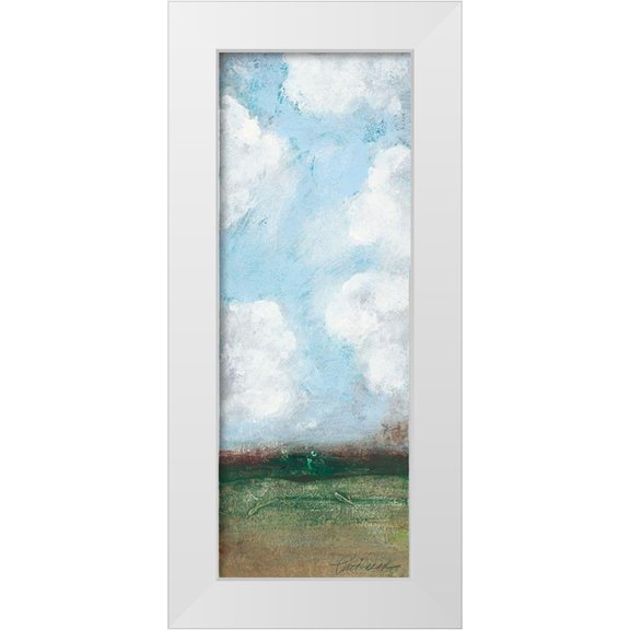 Pattinian, Merri 8x14 White Modern Wood Framed Museum Art Print Titled - Spring Panel II