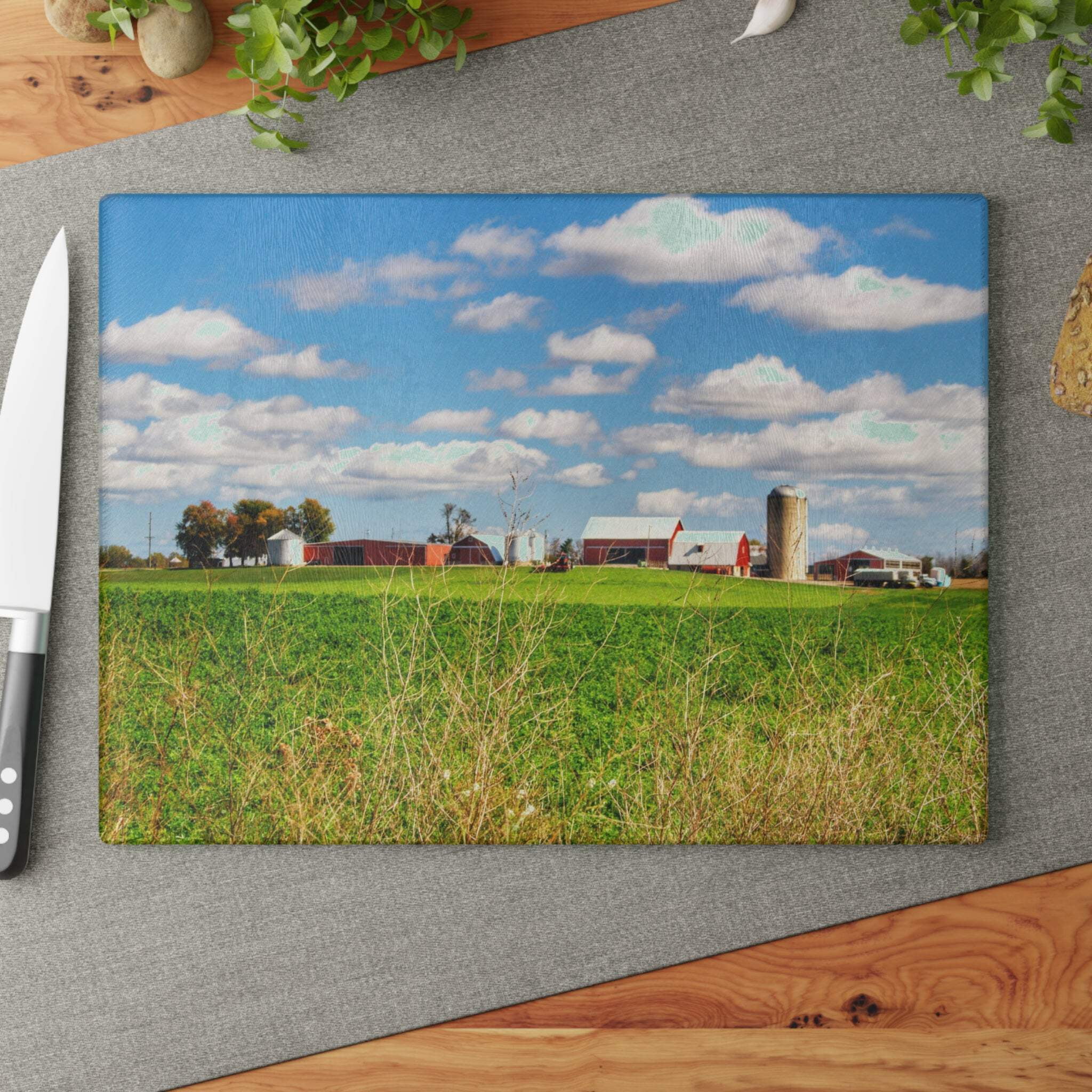 Pattison Road Farm Across the Field I | Cutting Boards - Walmart.com