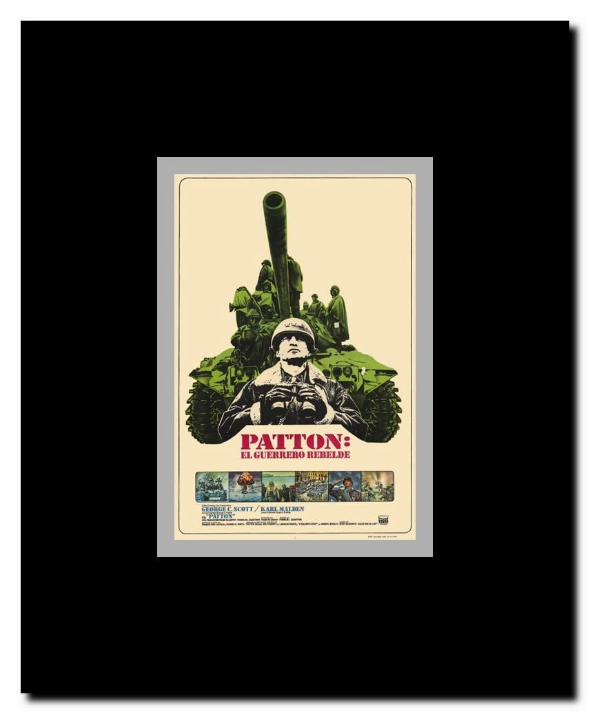 Patton Framed Movie Poster