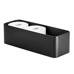 Patton Rectangular 3-Roll Toilet Paper Storage Bin - Ideal for Master Bathrooms, Guest Baths, or Powder Rooms
