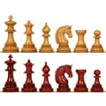 thumbnail image 1 of Patton Staunton Chess Set with Padauk & Boxwood Pieces - 4.25" King, 1 of 4