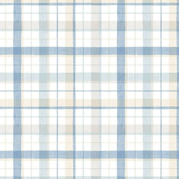Patton Wallcoverings Linen Plaid Wallpaper