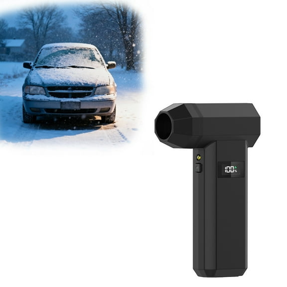 PatungKu (1) Turboblower, powerful high-speed handheld snow blower for automobiles, 4-speed adjustable power