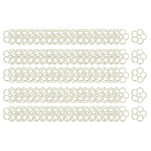 PatungKu 100 Pcs Embroidery Floss Organizers Wood Thread Drops Easy to Use Floss Drops for Embroidery Enthusiasts