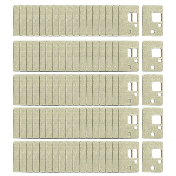 PatungKu 100 Pcs Embroidery Floss Organizers Wood Thread Drops Easy to Use Floss Drops for Embroidery Enthusiasts