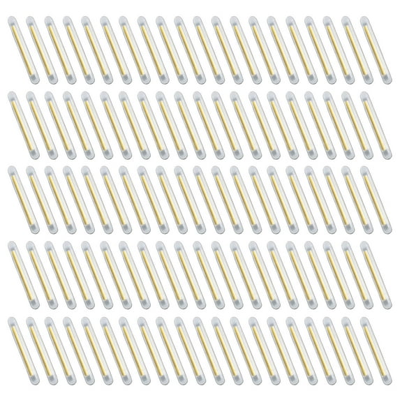 PatungKu 100Pcs Fishing Light Stick Glow Tip Outdoor Glowing Fishing Stick Glow Stick