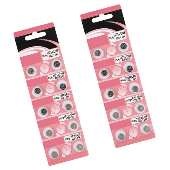 PatungKu 10pc/20pc Durability AG5 LR754 Alkaline Button Battery Consistent Performances