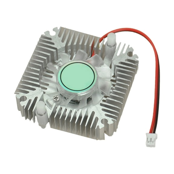PatungKu 12V Graphics Heatsink Cooling Fan Radiator Cooler for IC computer Thermal 2.0Plug Computer Graphics Radiator Cooler