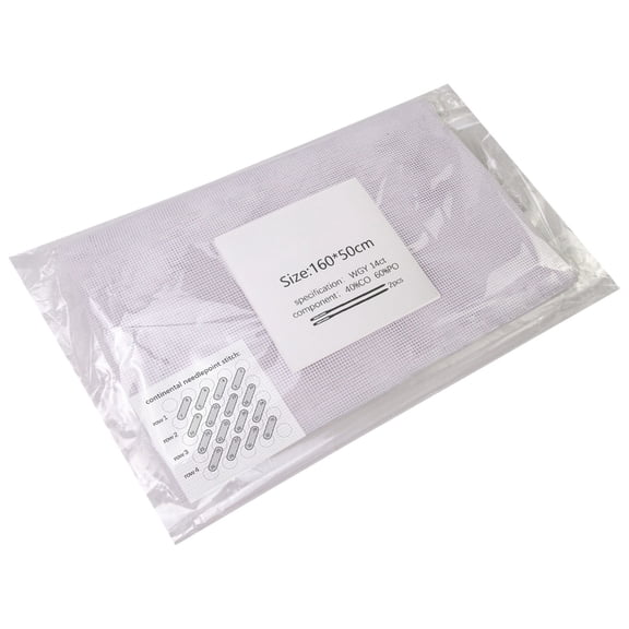 PatungKu 14CT Needlepoint Canvas Mesh Canvas Sheets Needle Point Canvas for Crafting
