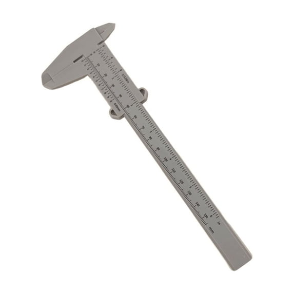 PatungKu 150mm 6inch Double Scale Vernier Caliper Plastic Construction For School Projects And Engineering Applications