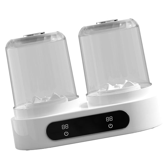 PatungKu 2 Bucket Miniature Washer Bucket Laundry Separate Washing Zones Underwear Sanitizing Solution