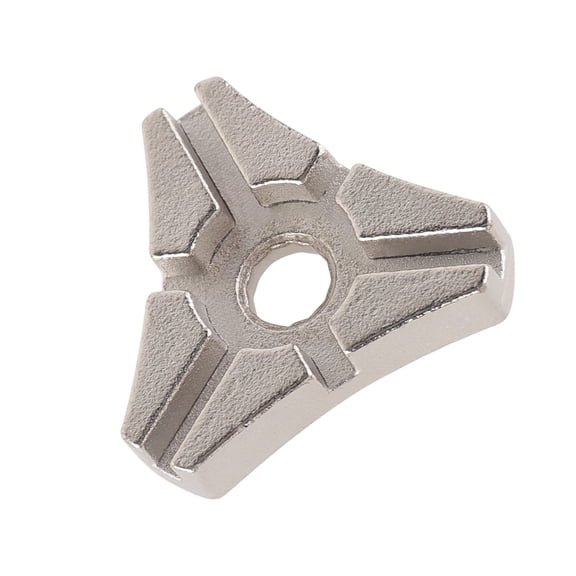 PatungKu 3 Size Triangular 6 Port Spoke Carbon Steel Silver Bike Repair Tool Wheel Repair Adjuster Bike Wire Wrench