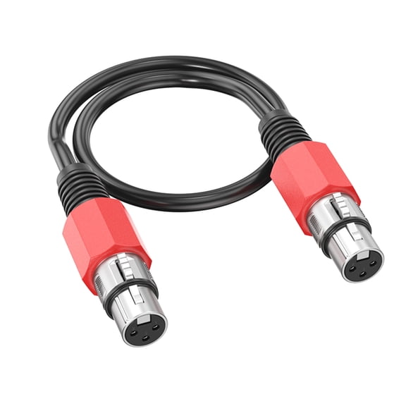 PatungKu 3Pin Female to Female Connectors Aux Cable Line for Live Recording Studio
