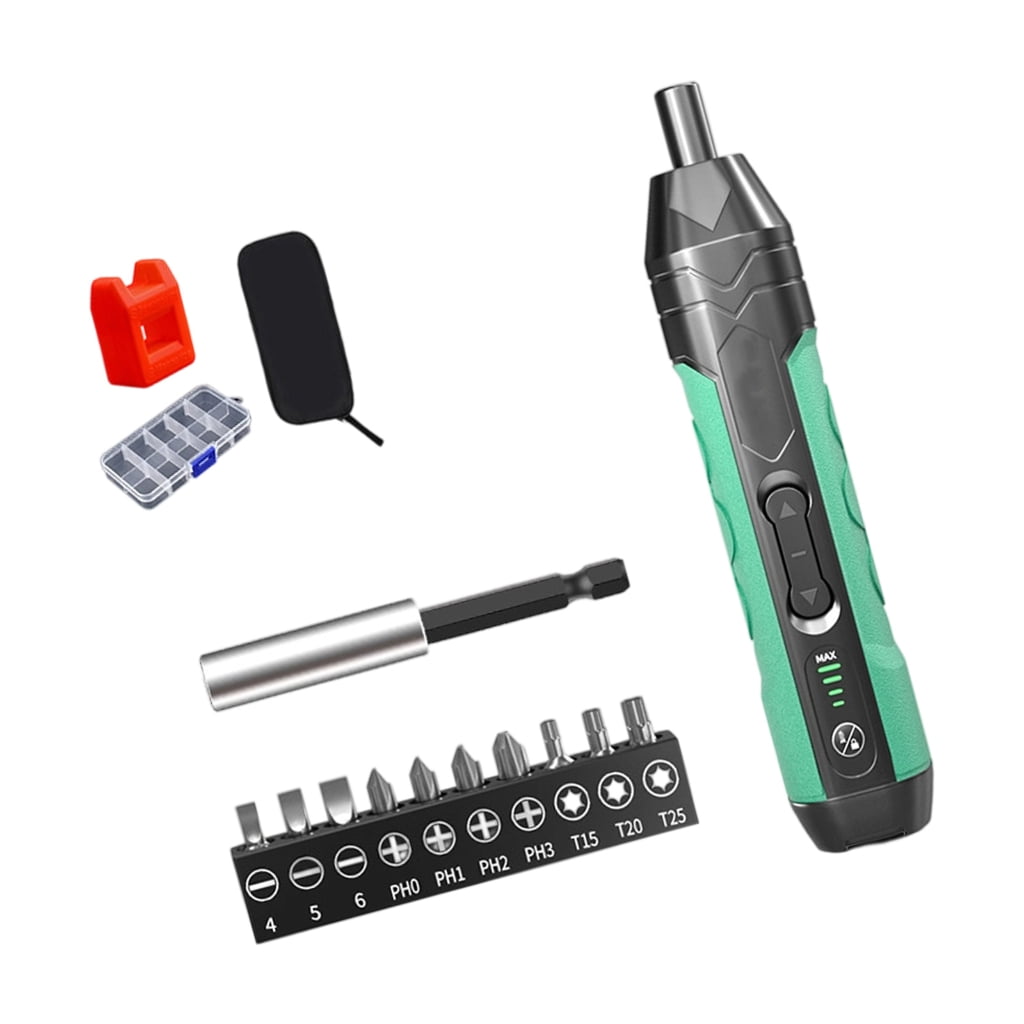 PatungKu 4 Gear Torque Screwdriver Set Manual Automatic Double Mode Magnetic Bit Holder
