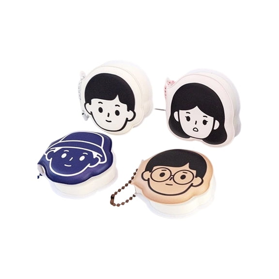 PatungKu 4PCS Creative Sticky Notes Note Pad for Emotional Release and Quick Reminders Features Cute Pattern