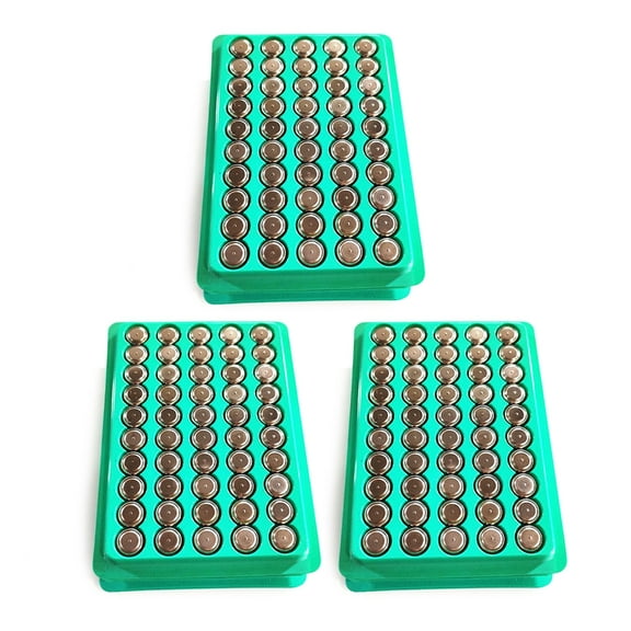 PatungKu 50/100/150Pcs LR44 AG13 140mAh Cell Coin Watch Battery L1154 357 SR44 1.5V Alkaline Button Batteries Suitable For Watch