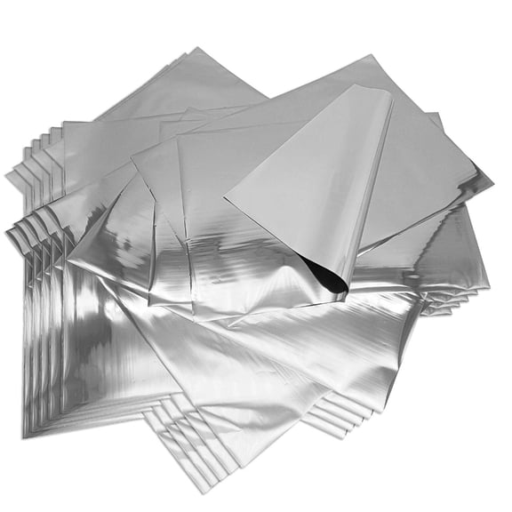 PatungKu 50 Sheets A 4 Transfer Foil Paper Toner Reactive Foil Toner Foil Paper Hot Foil Stamping Papers for Cards Making