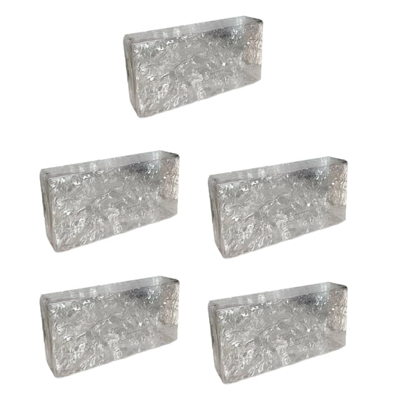 PatungKu 5PCS Clear Acrylic Wall Tiles Portable Acrylic Room Divider For Customizable Party Backdrops And Interior Space Designs