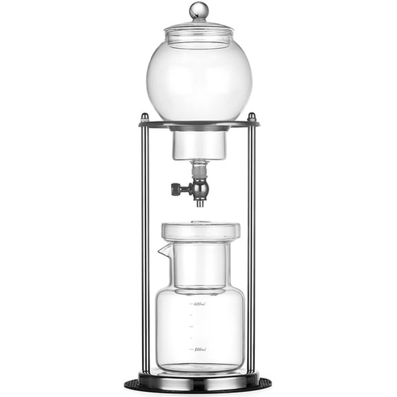 PatungKu Additional Borosilicate Glass Cold Concoct Coffee Maker with Modifiable Drop Control for Home Brewing Enthusiasts