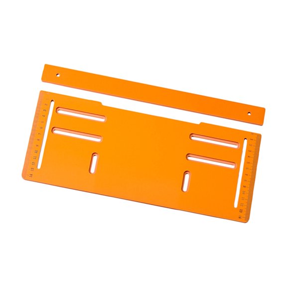 PatungKu Adjustable Cutting Machine Base Plate Featurings Clear Marking For Improved Accuracy In DIY Carpentry Projects