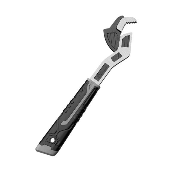 PatungKu Adjustable Wrench Large Opening Long Handle Universal Spanner Repair Hand Tool