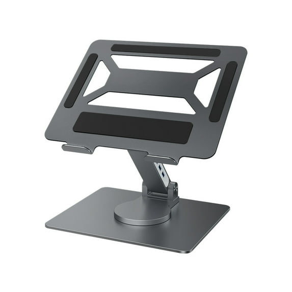 PatungKu Aluminum Foldable Laptop Stand 360 Rotation Multi Interface ...